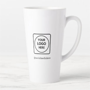 Caneca De Café Latte Caneca de latte alta personalizada de 17oz sem mín