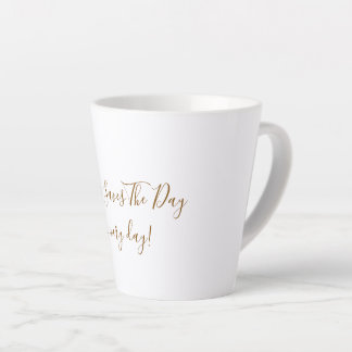 Caneca De Café Latte Caneca de Latte Branca Grande