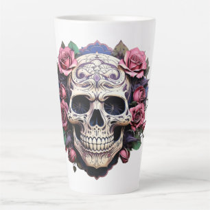 Caneca De Café Latte Caneca de latte Caveira Legal