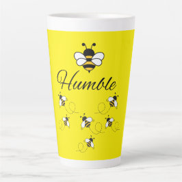 CANECA DE CAFÉ LATTE CANECA DE LATTE CERÂMICA HUMILDE ABELHA AMARELA 60
