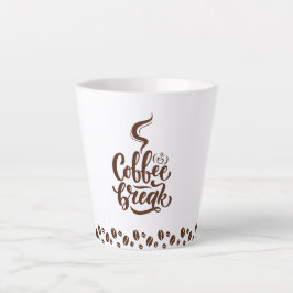 Caneca De Café Latte Caneca de latte Coffee break