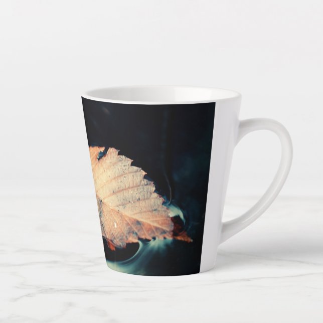 Caneca De Café Latte Caneca de Latte de Arte de Outono (Direita)