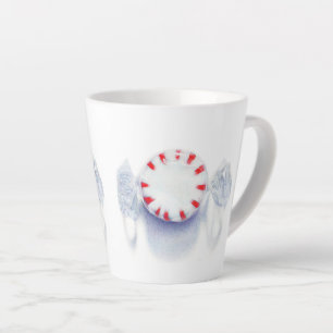 CANECA DE CAFÉ LATTE CANECA DE LATTE DE BALA DE HORTELÃ