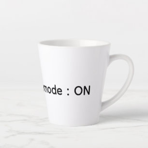 Caneca De Café Latte Caneca de Latte descreva sua mente