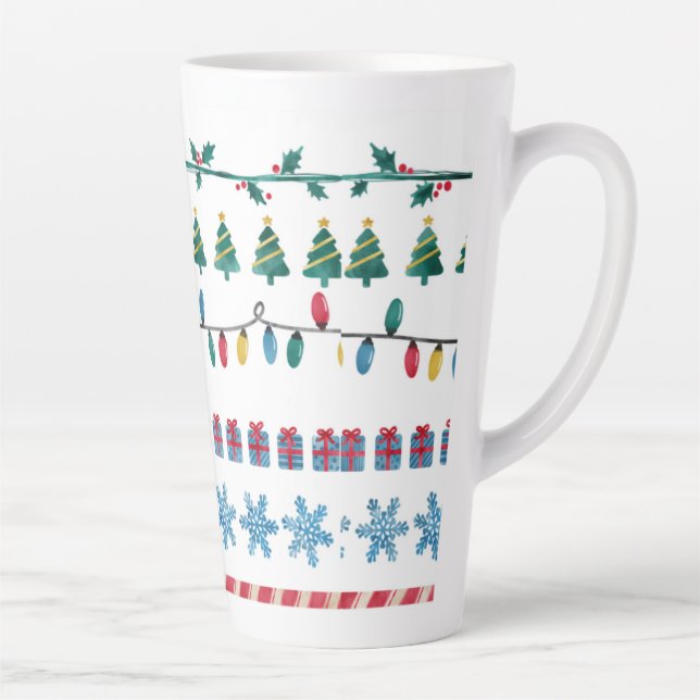 Caneca De Café Latte caneca de latte estilo natal  (Direita)