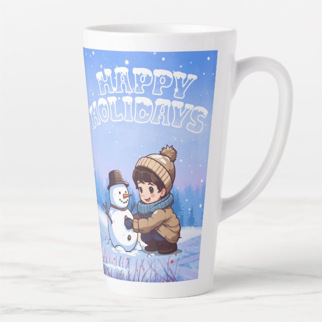 Caneca De Café Latte caneca de latte estilo natal  (Direita)
