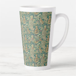 Caneca De Café Latte Caneca de Latte Floresta de William Morris