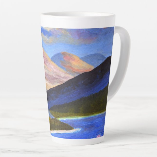 Caneca De Café Latte caneca de latte Highlands escocesa (Ângulo direito)