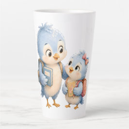 Caneca De Café Latte Caneca de Latte Irmãos Pássaro Azul