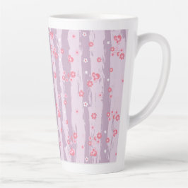Caneca De Café Latte Caneca de Latte – Jardim de Borboletas