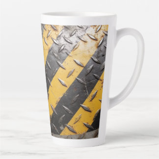 Caneca De Café Latte Caneca de Latte Listras de Alerta Industrial
