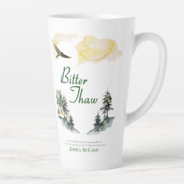Caneca De Café Latte Caneca de latte literária com capa do livro Bitter