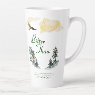 Caneca De Café Latte Caneca de latte literária com capa do livro Bitter