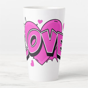 Caneca De Café Latte caneca de latte LOVE