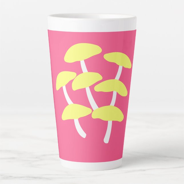 Caneca De Café Latte Caneca de Latte Ostra Dourada (Frente)