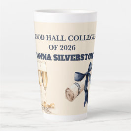 Caneca De Café Latte Caneca de Latte para Formatura - Editável Presente