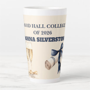 Caneca De Café Latte Caneca de Latte para Formatura - Editável Presente