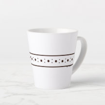 Caneca de Latte pequena branca Figdewdrop Relax Cu
