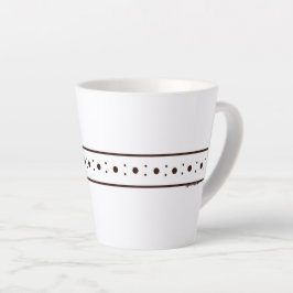 Caneca De Café Latte Caneca de Latte pequena branca Figdewdrop Relax Cu