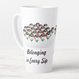 Caneca De Café Latte Caneca de Latte Pertencente à Palestina