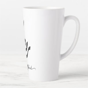 Caneca De Café Latte Caneca de Latte Ramadan Mubarak – Festiva Islâmica