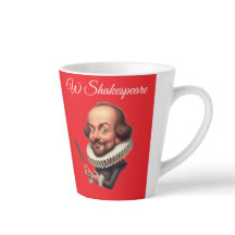 Caneca de Latte Shakespeare