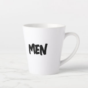 Caneca De Café Latte Caneca de latte tamanho pequeno com fonte Marcador