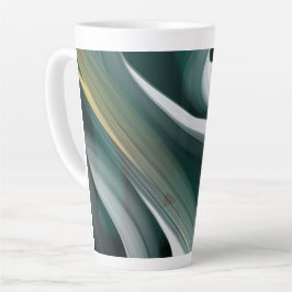 Caneca De Café Latte Caneca de Latte Tendência Abstrata Decoração de In