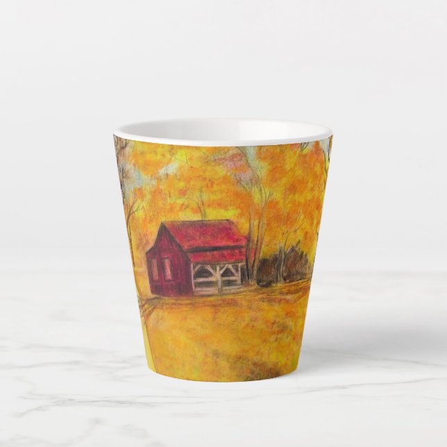 Caneca De Café Latte Caneca de Latte The Old Homeplace (Frente)