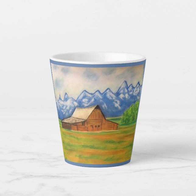 Caneca De Café Latte Caneca de Latte Vida Mais Simples (Frente)