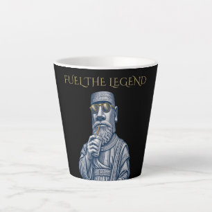 Caneca De Café Latte Caneca de Latte Vintage Art Fuel the Legend