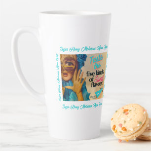 Caneca De Café Latte Caneca de Latte Vintage Voices