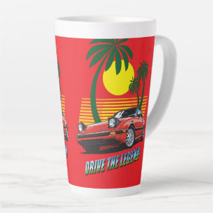 Caneca De Café Latte Caneca 'Dirija a Lenda' v02 Latte