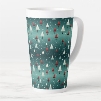 Caneca De Café Latte Caneca Latte da Árvore de Natal