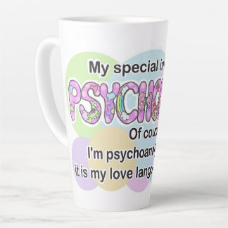 Caneca De Café Latte Caneca, Linguagem do Amor Psicologia (TDAH, Autist
