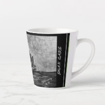Caneca LS Latte Lago dos Cisnes desenho digital