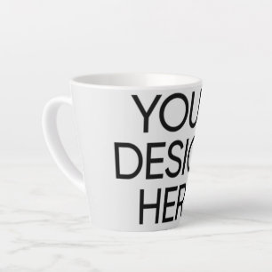 Caneca De Café Latte Caneca Pequena para Latte 12oz
