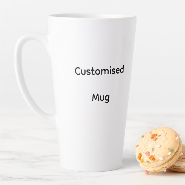 Caneca De Café Latte Caneca Personalizada de Latte (In Situ)