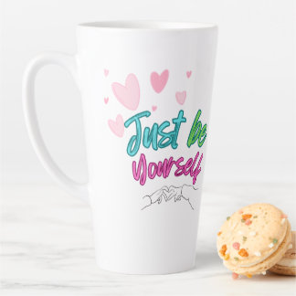 Caneca De Café Latte "Caneca seja você mesmo" - melhor para presente