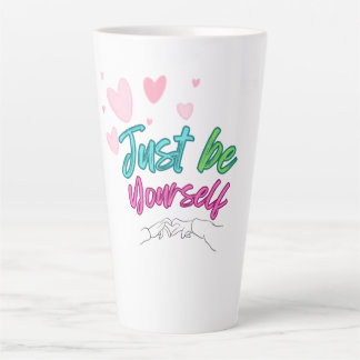 Caneca De Café Latte "Caneca seja você mesmo" - melhor para presente