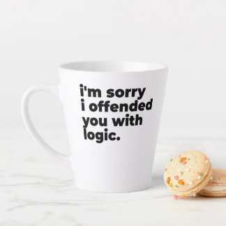 Caneca De Café Latte Caneca Standa Latte - Desculpe por ter ofendido vo