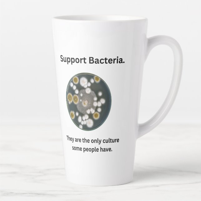 Caneca De Café Latte Caneta Bacteria de Suporte (Direita)