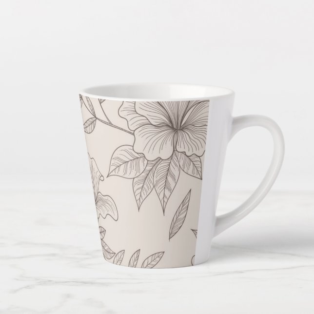 Caneca De Café Latte Caneta de latão popular (Direita)