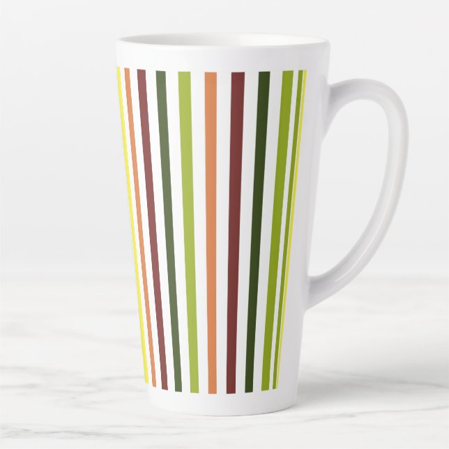 Caneca De Café Latte Canhão com distribuição colorida (Direita)