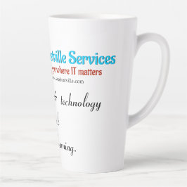 Caneca De Café Latte Canhão de Professores Inspiracional