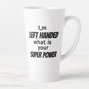 Caneca De Café Latte Canhoto