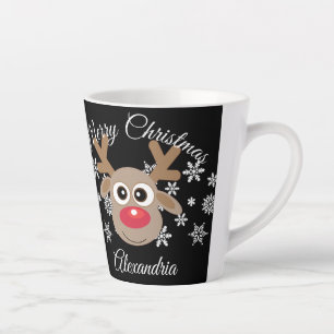 Caneca De Café Latte Canteiro de Neve - Arreaçá-Lo-de-Foca-Negra