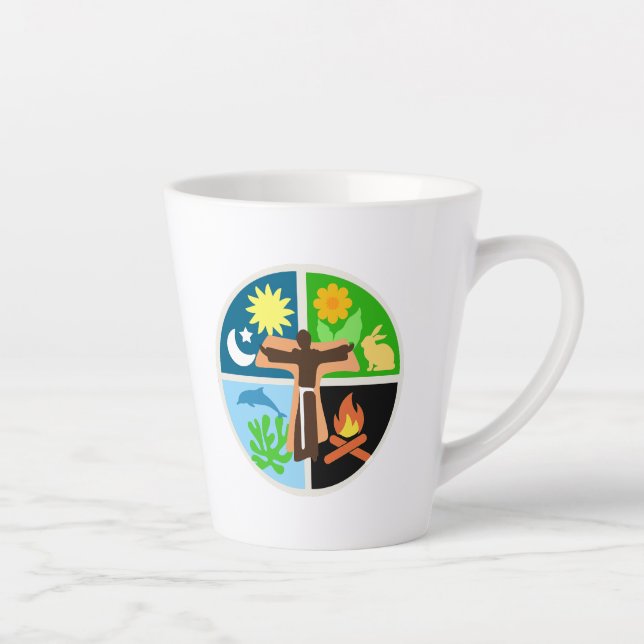 Caneca De Café Latte Canticle of Creation Mug (Direita)