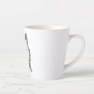 Caneca De Café Latte Cão esquimó americano