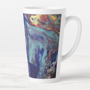 Caneca De Café Latte Caos roxo